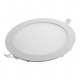 RUICAIKUN 12W 880Lm 6000-6500K Cool White LED Panel Light Round Shape-White