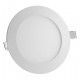 RUICAIKUN 9W 630Lm 6000-6500K Cool White LED Panel Light Round Shape-White