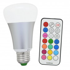 RUICAIKUN RGB+ White new style 10W rgb led bulb with ir remote, e27 dimmable led bulbs