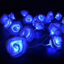 RUICAIKUN Rose Flower Fairy Lights with 20 LED Warm White Color Batteries Powered for Wedding Party Holiday Festival