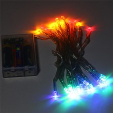 RUICAIKUN 3M 30 LED Battery Operated Christmas Wedding Fairy String Lights (3m 30LED, Multi-Color)