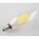 RUICAIKUN LED Filament Bulb, Candle Lights, 3-pack 110-130V 6W E12 - 60W Equivalent 2700K 600LM Warm White