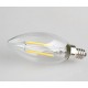 RUICAIKUN 2W LED Candelabra Bulb 20W Equivalent, E12 Base, 2700K 200LM, Dimmable, 1-Pack